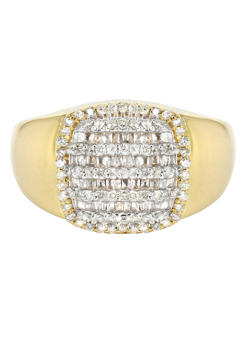 Mens Diamond  Ring | 0.78 Carats | 9.5 Grams