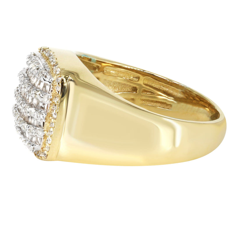 Mens Diamond  Ring | 0.78 Carats | 9.5 Grams