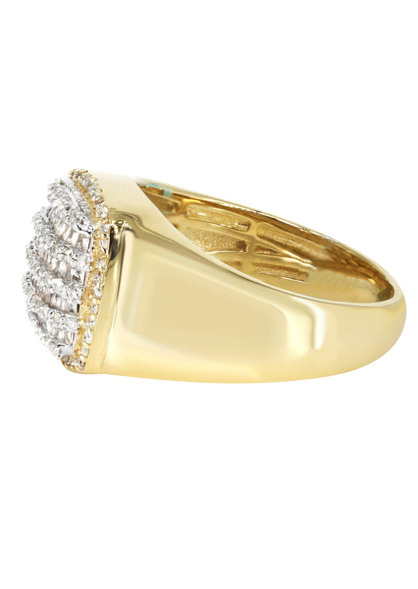 Mens Diamond  Ring | 0.78 Carats | 9.5 Grams