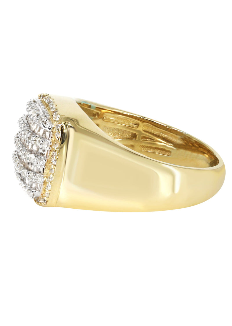Mens Diamond  Ring | 0.78 Carats | 9.5 Grams