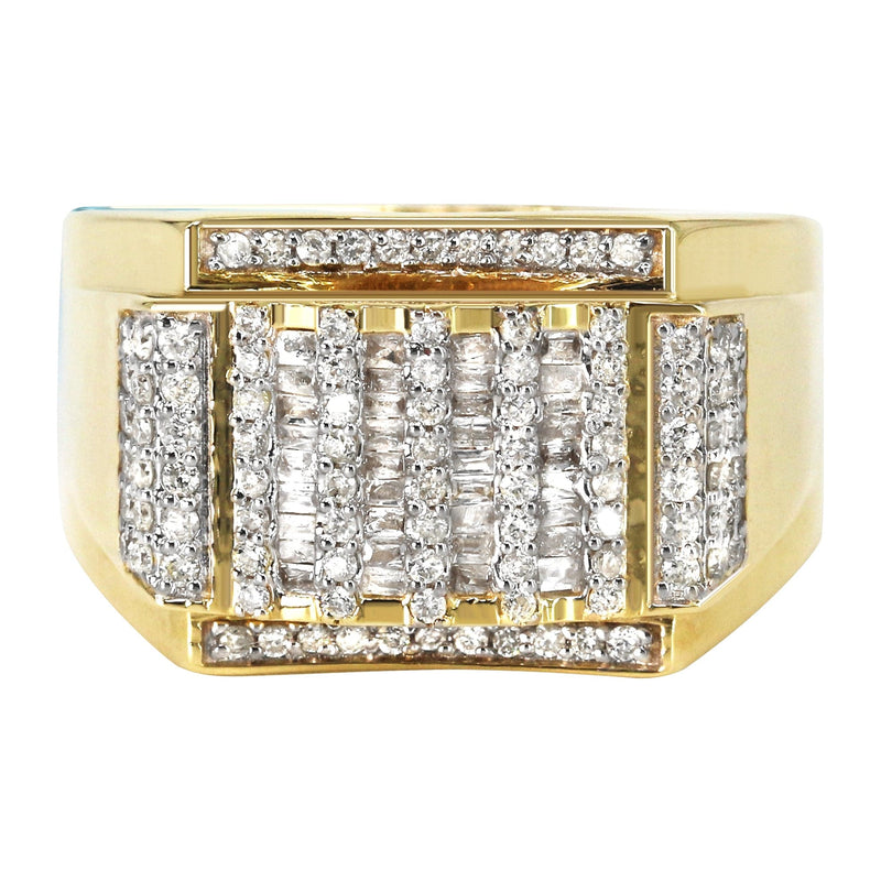 Mens Diamond  Ring | 0.94 Carats | 10 Grams