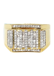 Mens Diamond  Ring | 0.94 Carats | 10 Grams