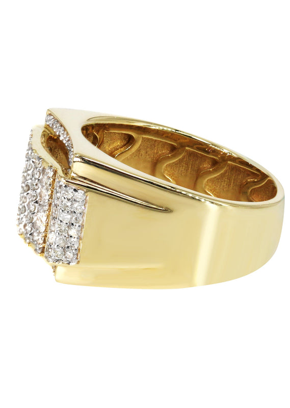 Mens Diamond  Ring | 0.94 Carats | 10 Grams