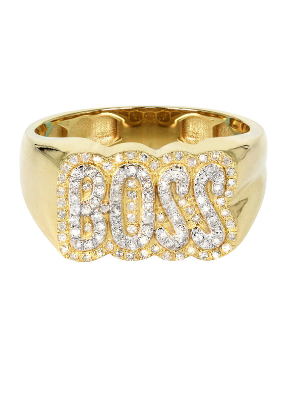 Mens Diamond Pinky Ring  | 0.38 Carats | 7 Grams