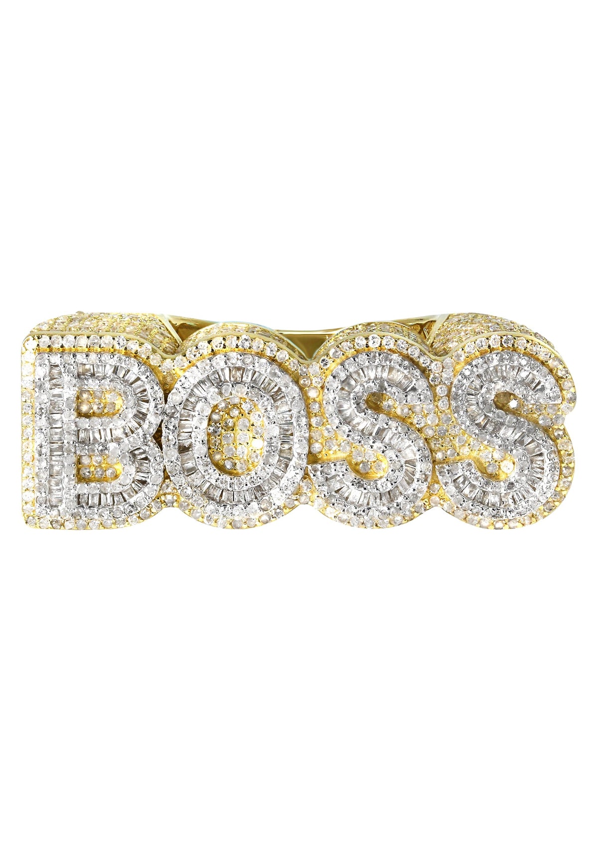 Mens Baguette Diamond Pinky Ring  | 7.96 Carats | 14 Grams