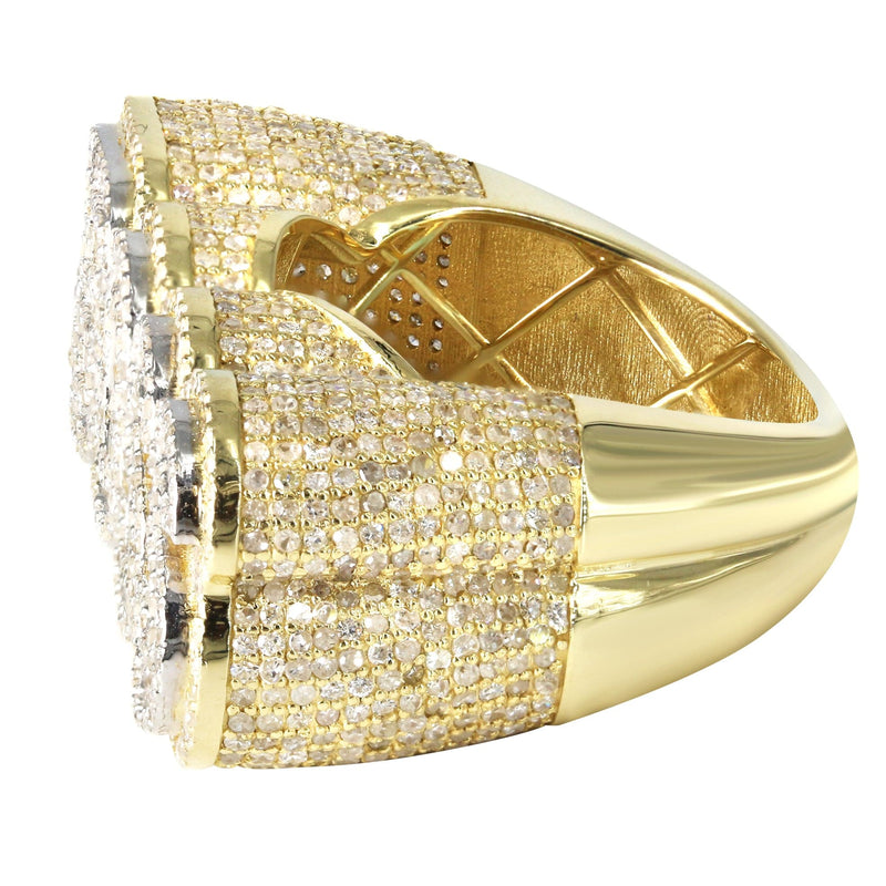 Mens Baguette Diamond Pinky Ring  | 7.96 Carats | 14 Grams