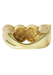 Mens Baguette Diamond Pinky Ring  | 7.96 Carats | 14 Grams