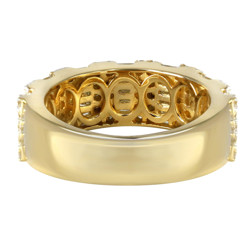 Mens Baguette Diamond Pinky Ring  | 2.47 Carats | 9.1 Grams