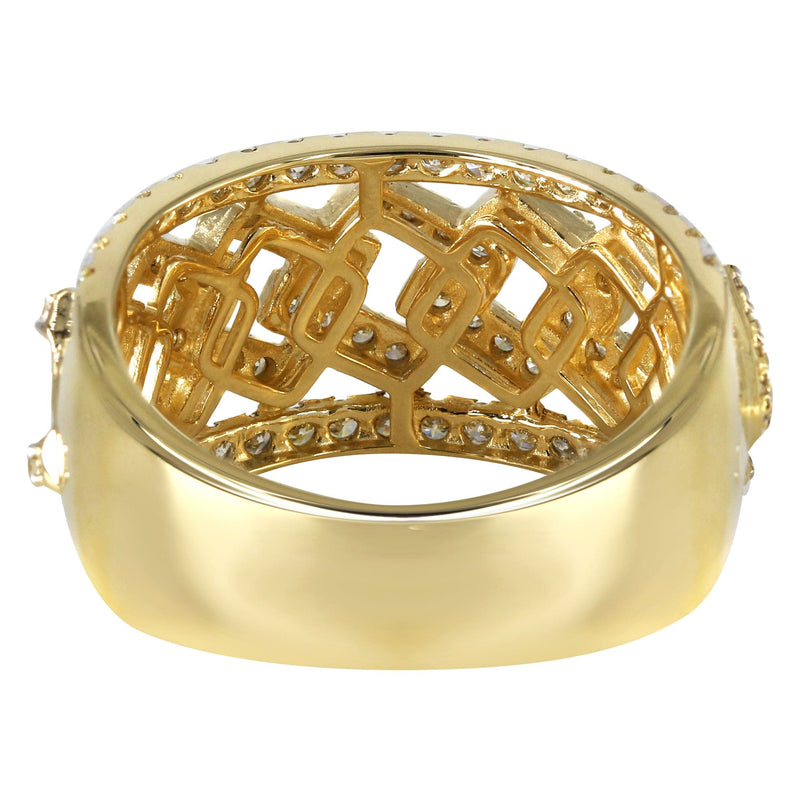 Mens Miami Cuban Diamond Pinky Ring Ring | 1.46 Carats | 9.6 Grams