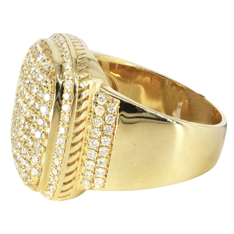 Mens Diamond Pinky Ring  | 2.56 Carats | 14.9 Grams