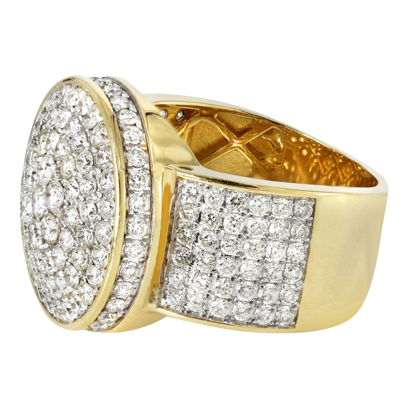 Mens Diamond Pinky Ring  | 3.5 Carats | 12.2 Grams