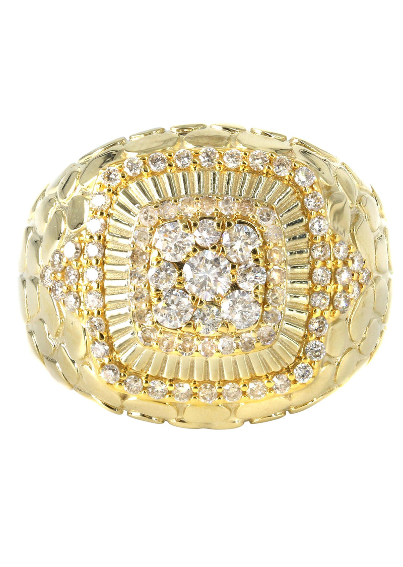 Mens Diamond Pinky Ring  | 1.43 Carats | 9.9 Grams