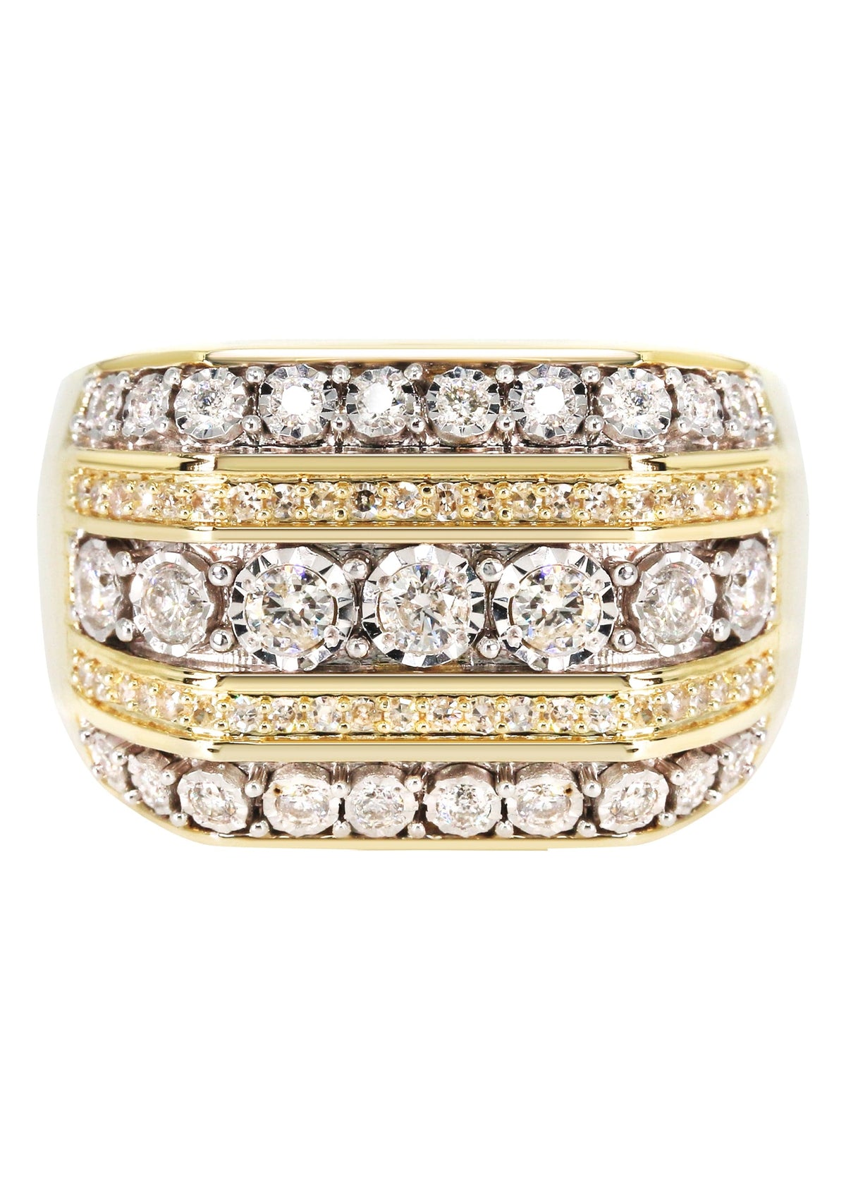 Mens Diamond Pinky Ring  | 1.33 Carats | 10.7 Grams