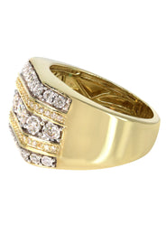 Mens Diamond Pinky Ring  | 1.33 Carats | 10.7 Grams