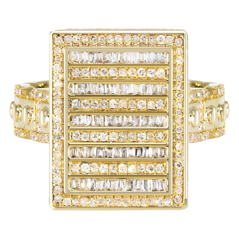 Mens Diamond Pinky Ring  | 1.37 Carats | 7.8 Grams