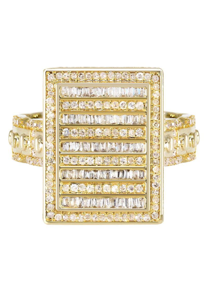Mens Diamond Pinky Ring  | 1.37 Carats | 7.8 Grams