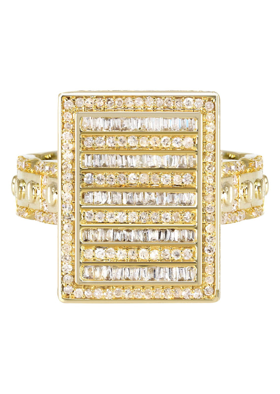 Mens Diamond Pinky Ring  | 1.37 Carats | 7.8 Grams
