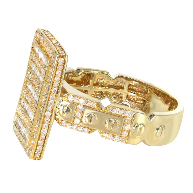 Mens Diamond Pinky Ring  | 1.37 Carats | 7.8 Grams