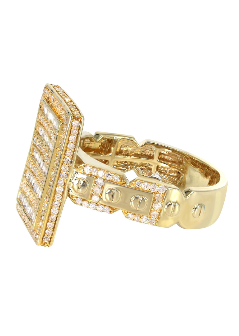 Mens Diamond Pinky Ring  | 1.37 Carats | 7.8 Grams