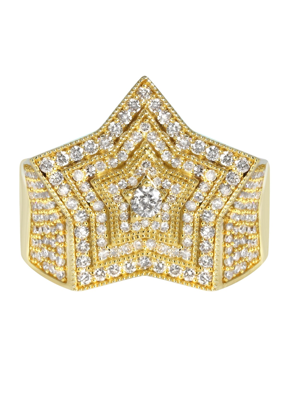 Mens Diamond Pinky Ring  | 1.89 Carats | 12 Grams