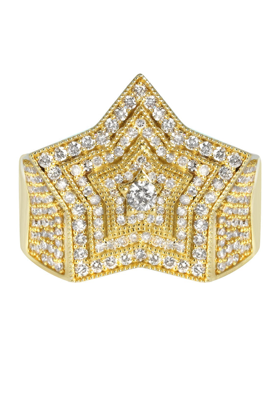 Mens Diamond Pinky Ring  | 1.89 Carats | 12 Grams