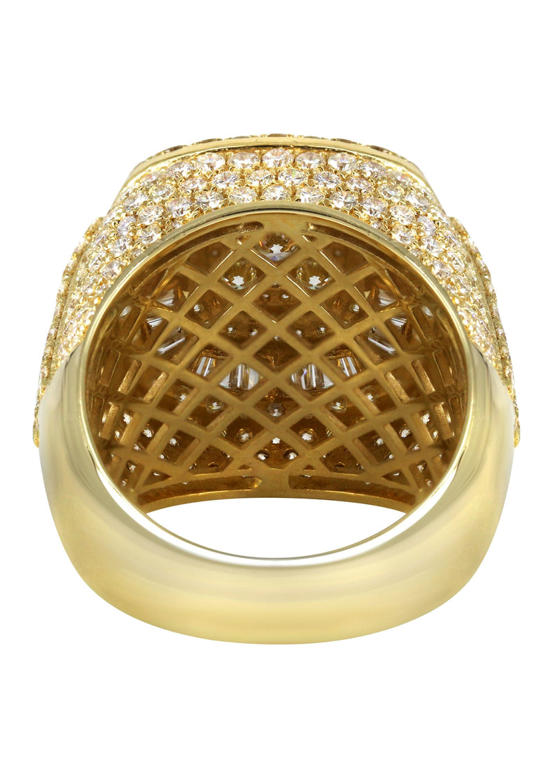 Mens Baguette Diamond Pinky Ring  | 7.71 Carats | 14.9 Grams