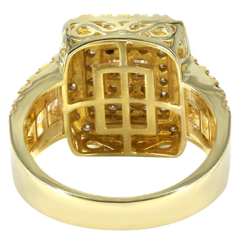 Mens Baguette Diamond Pinky Ring  | 3.36 Carats | 10.2 Grams