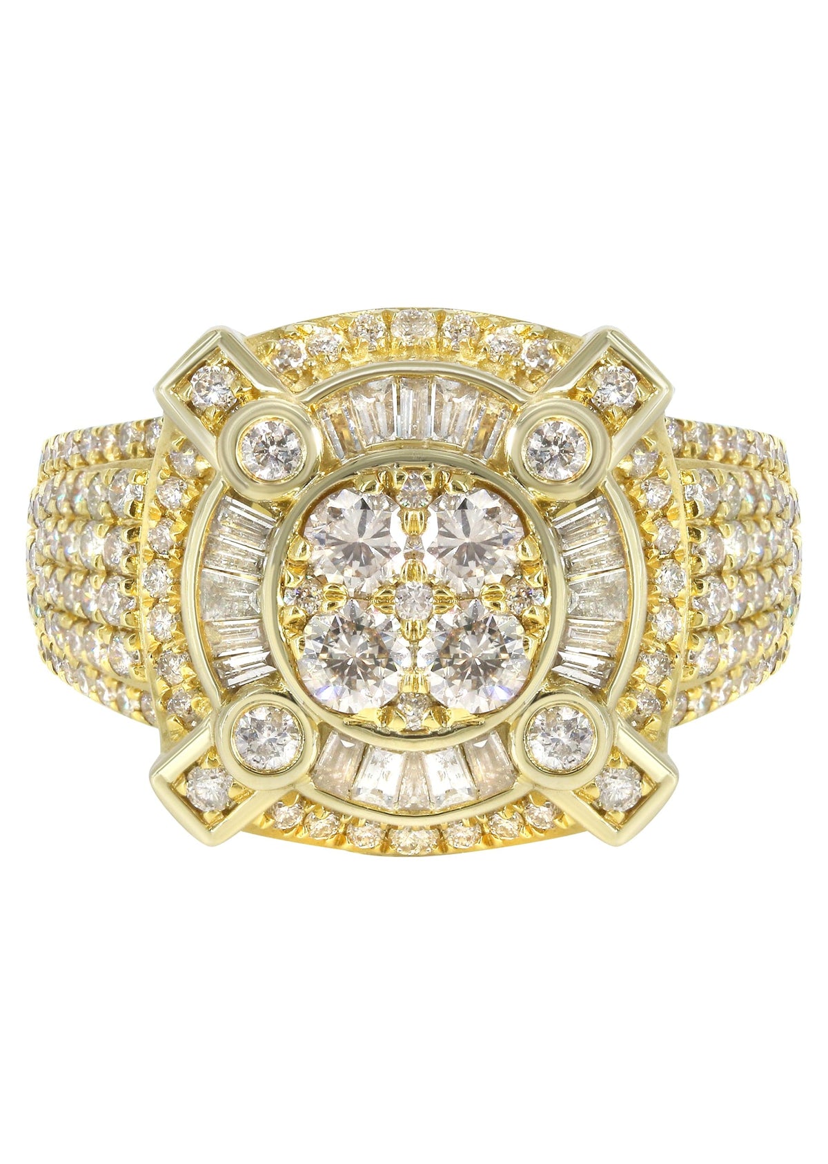 Mens Diamond Pinky Ring  | 3.52 Carats | 14.6 Grams