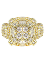 Mens Diamond Pinky Ring  | 3.52 Carats | 14.6 Grams