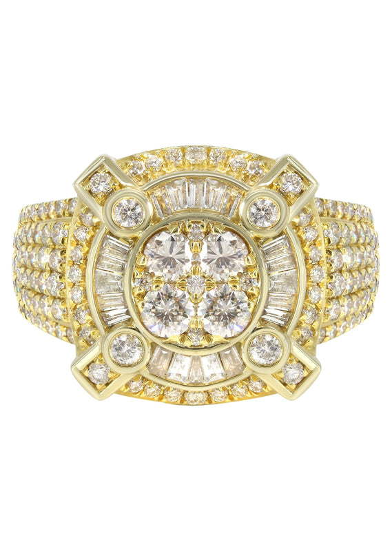 Mens Diamond Pinky Ring  | 3.52 Carats | 14.6 Grams