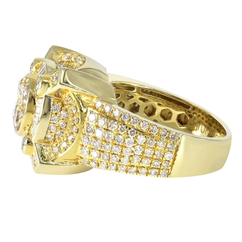 Mens Diamond Pinky Ring  | 3.52 Carats | 14.6 Grams