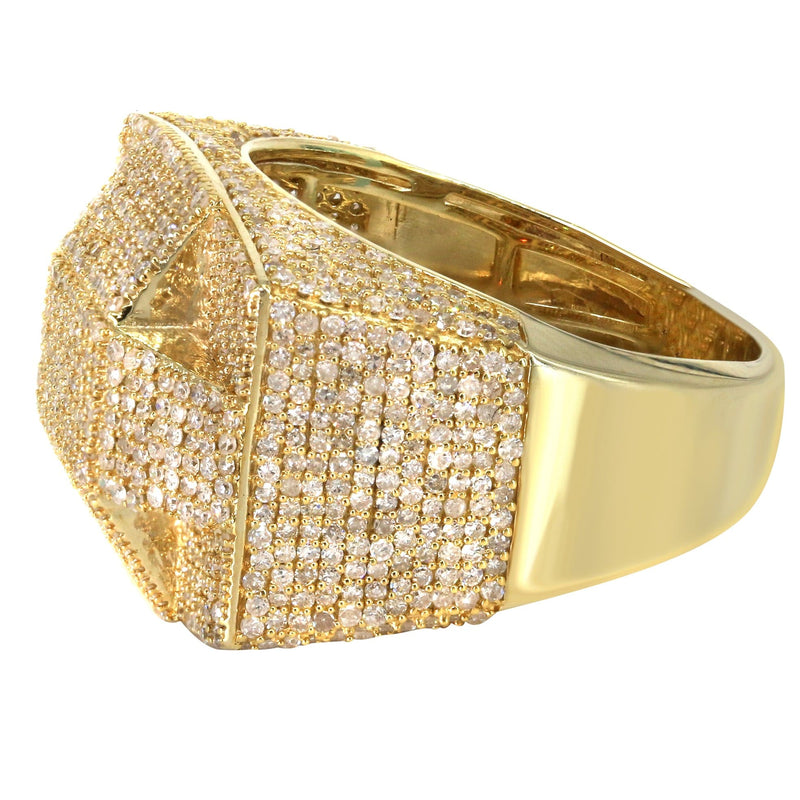 Mens Diamond Pinky Ring  | 3.65 Carats | 9.6 Grams