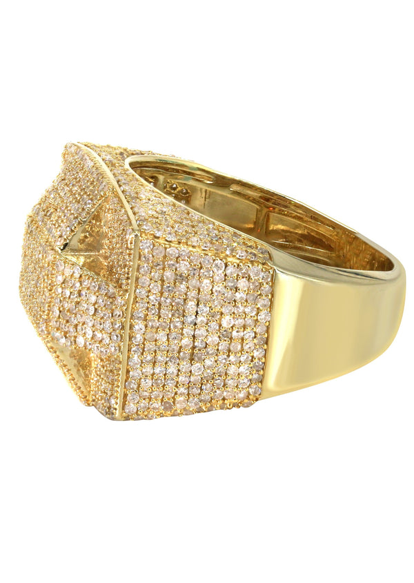 Mens Diamond Pinky Ring  | 3.65 Carats | 9.6 Grams
