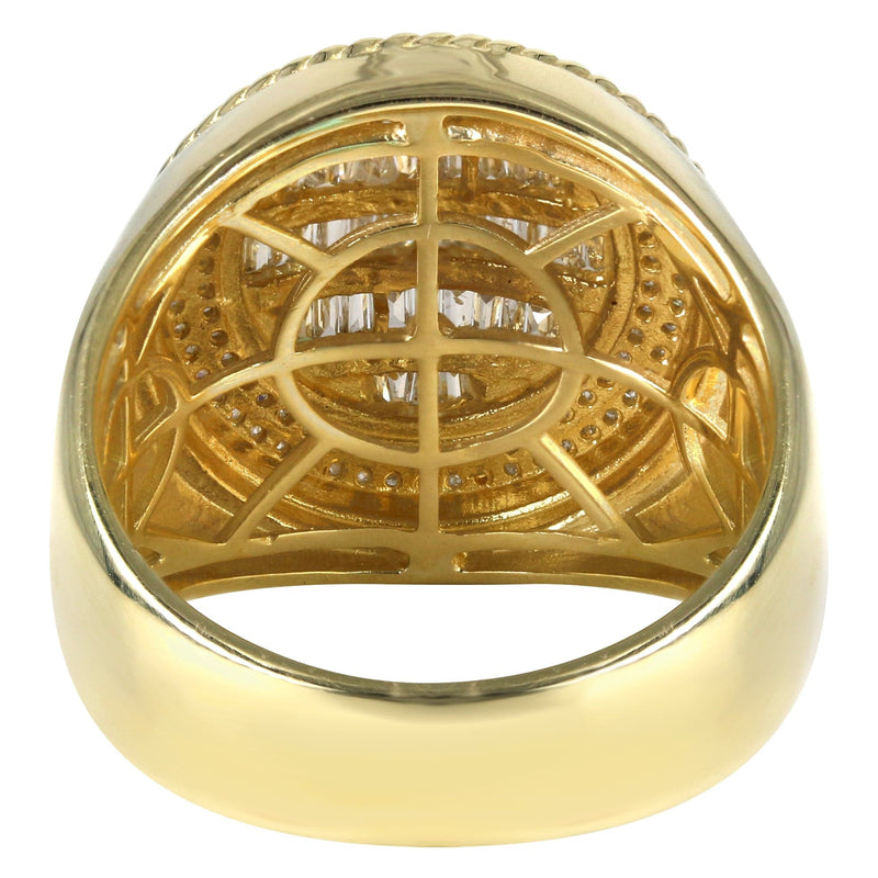 Mens Baguette Diamond Pinky Ring  | 0.89 Carats | 10.3 Grams
