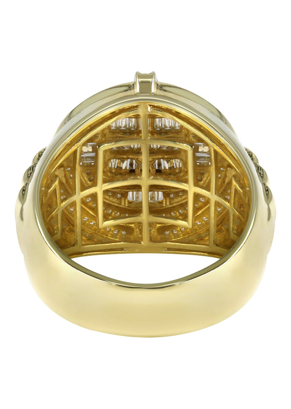 Mens Baguette Diamond Pinky Ring  | 0.92 Carats | 9.8 Grams