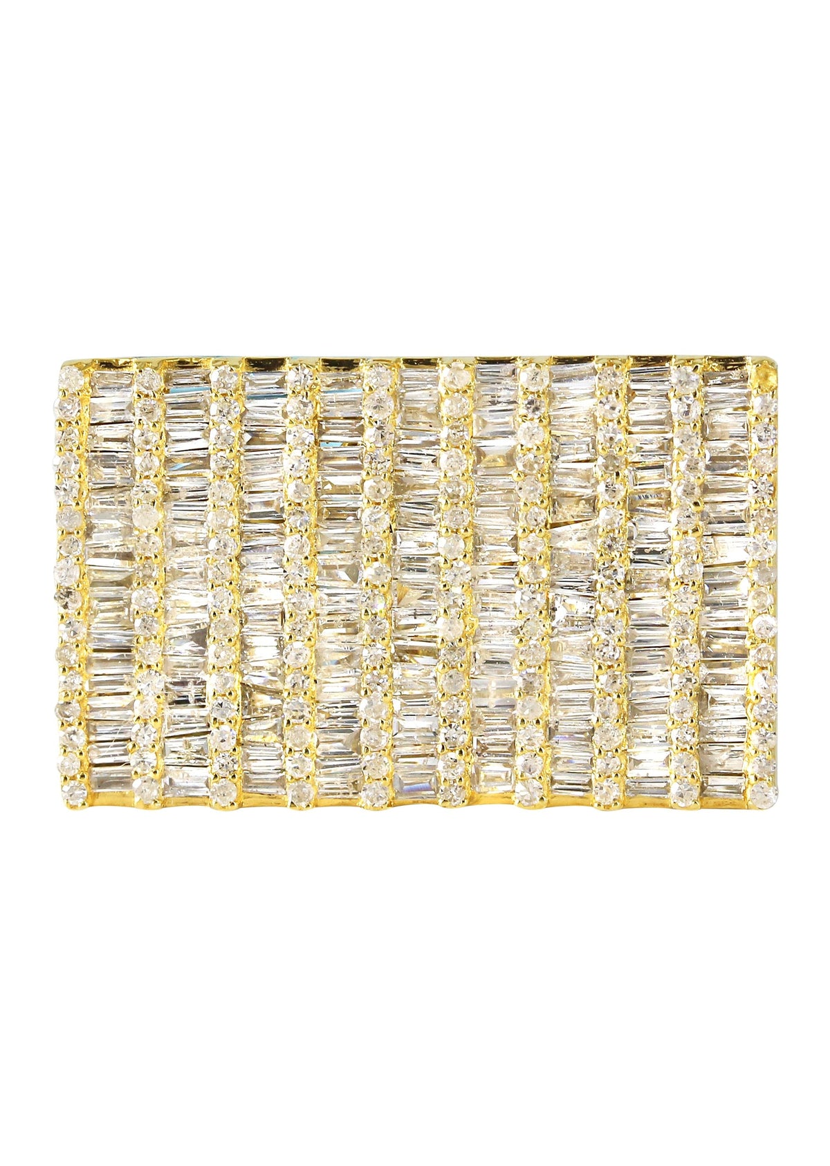 Mens Baguette Diamond Pinky Ring  | 1.64 Carats | 9.5 Grams