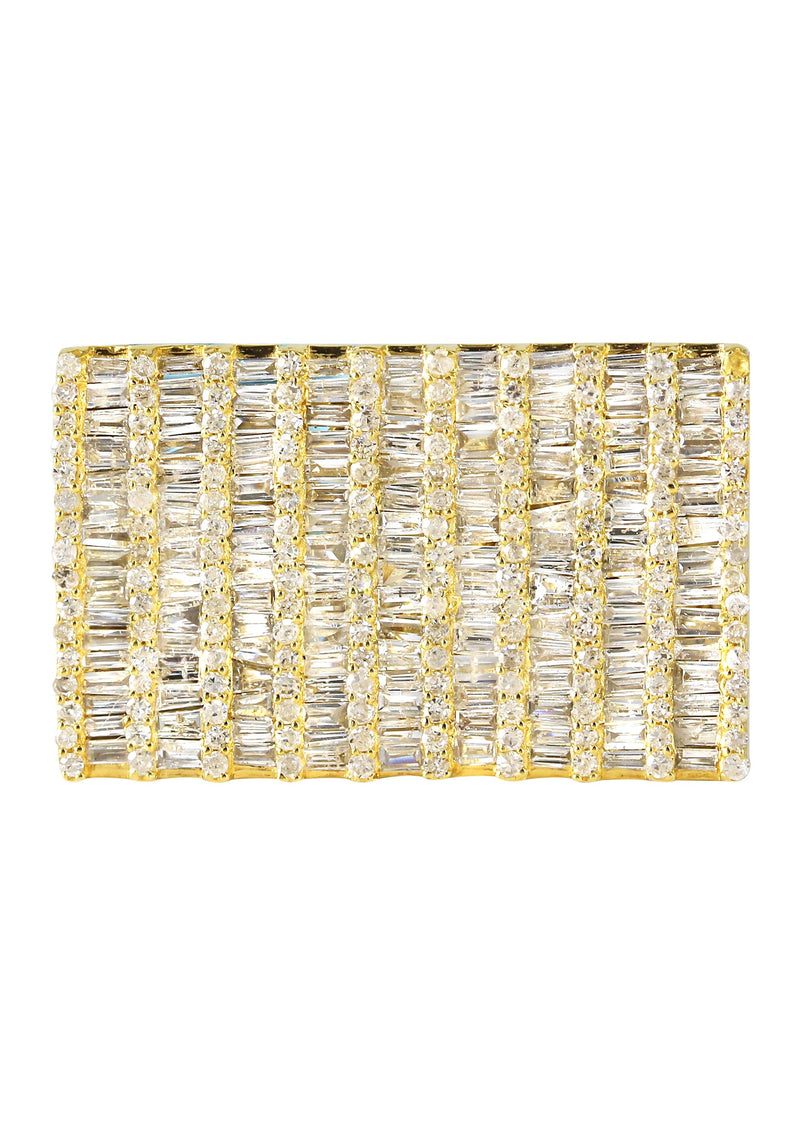 Mens Baguette Diamond Pinky Ring  | 1.64 Carats | 9.5 Grams