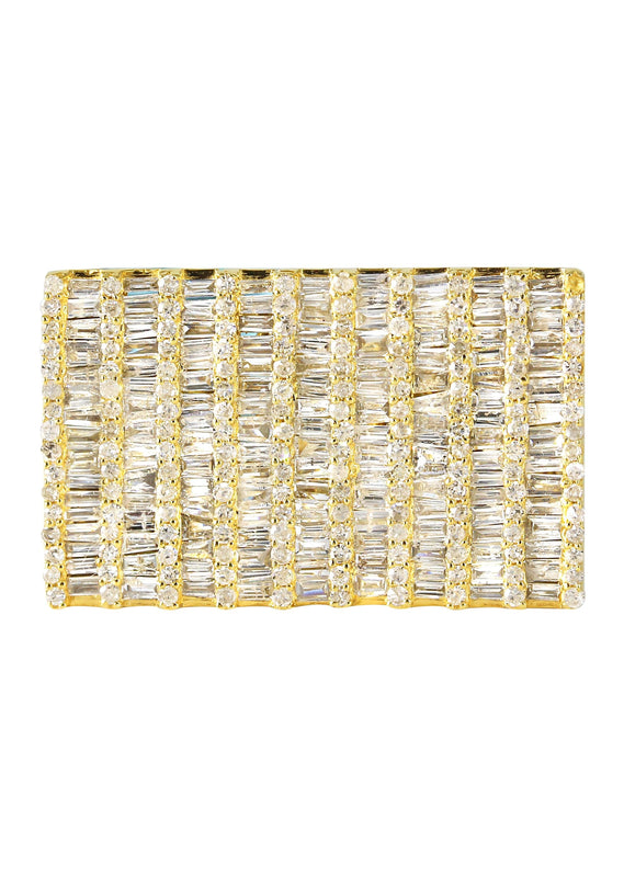 Mens Baguette Diamond Pinky Ring  | 1.64 Carats | 9.5 Grams