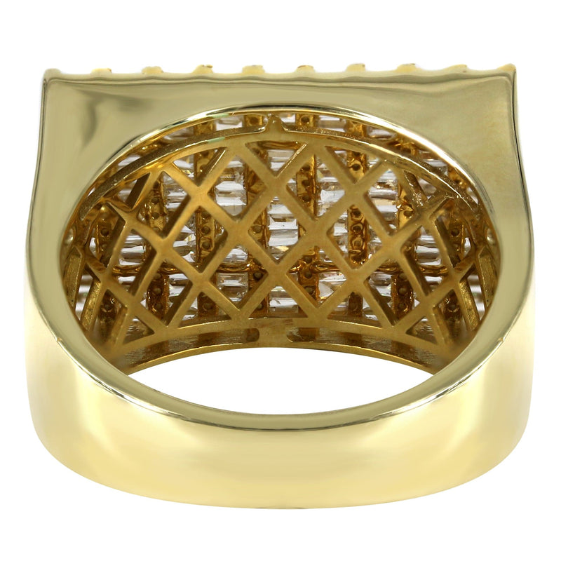 Mens Baguette Diamond Pinky Ring  | 1.64 Carats | 9.5 Grams