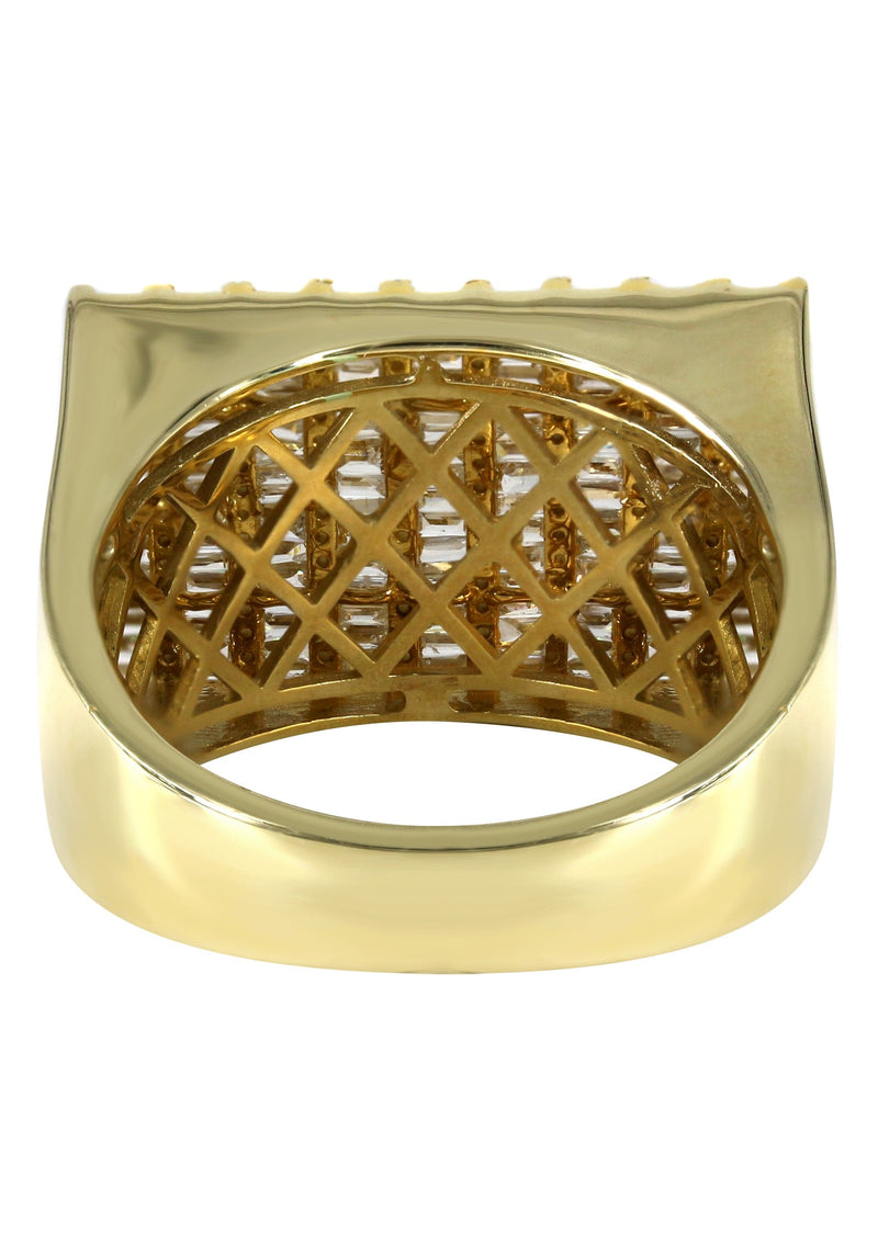 Mens Baguette Diamond Pinky Ring  | 1.64 Carats | 9.5 Grams