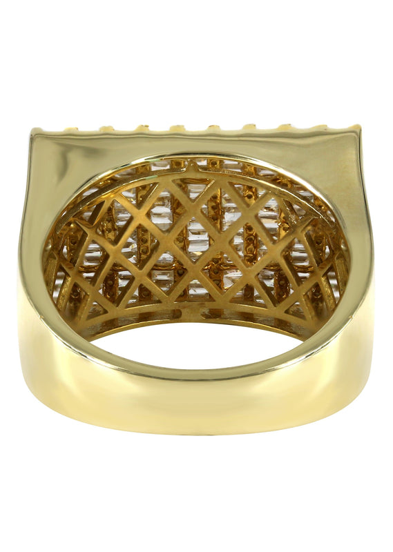 Mens Baguette Diamond Pinky Ring  | 1.64 Carats | 9.5 Grams