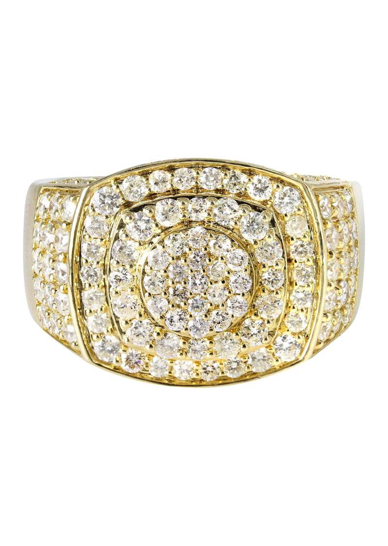 Mens Diamond Pinky Ring  | 3.42 Carats | 11.3 Grams