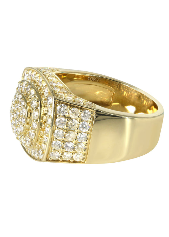 Mens Diamond Pinky Ring  | 3.42 Carats | 11.3 Grams