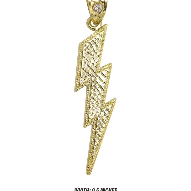 10K Gold Ray Pendant | 1.4 Grams