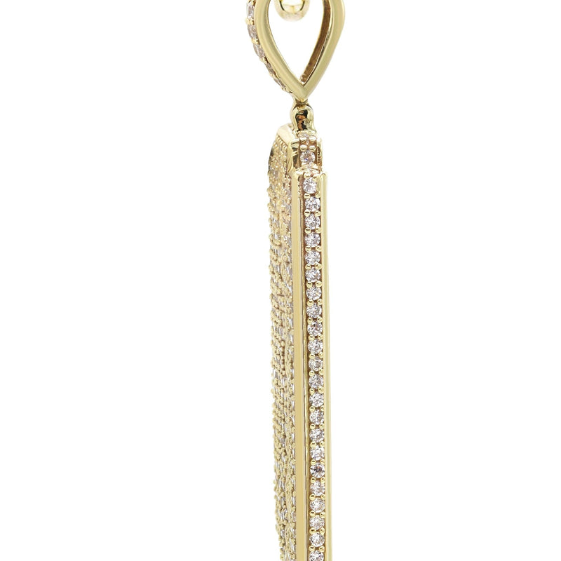 10K Yellow Gold  Razor Blade Necklace | Appx. 17 Grams