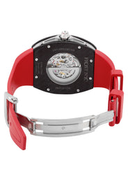 Frost NYC Mens Watch - Automatic Skeleton Carbon Fiber Sport Watch | FRST-01-CFS | Red