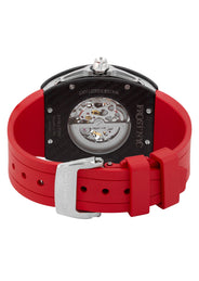 Frost NYC Mens Watch - Automatic Skeleton Carbon Fiber Sport Watch | FRST-01-CFS | Red