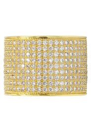 Mens Gold Plated Eternity Ring | 10 Grams