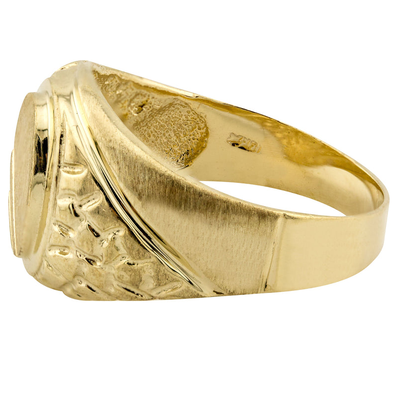 Mens Signet Ring - 10K Gold | 6 Grams