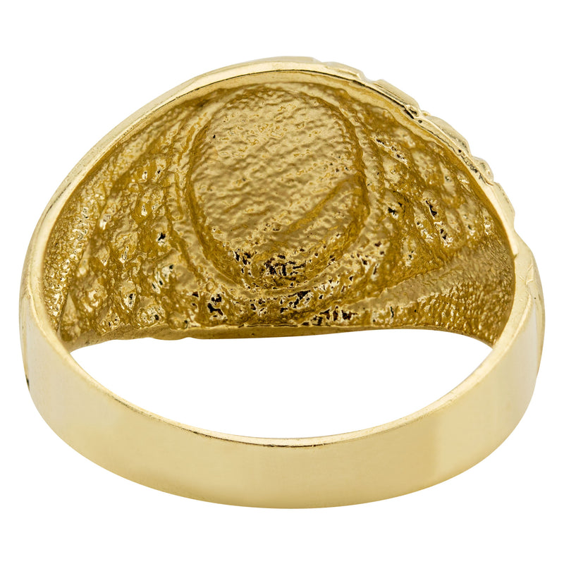 Mens Signet Ring - 10K Gold | 6 Grams